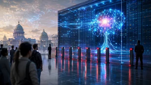 AI platform access sealed by digital barriers amid government-style regulation and global user restrictions.