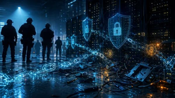 Authorities dismantle a dark crypto laundering network used by ransomware crews.