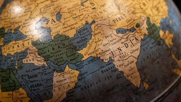 yellow and green map illustration