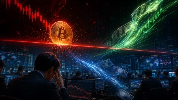 Bitcoin under pressure amid dollar strength and yen weakness on a tense crypto trading floor