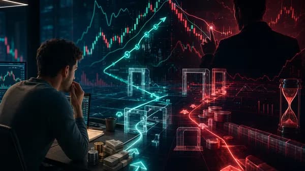 Beginner copy trader facing hidden fees, leverage risk, and spread traps on a crypto trading dashboard