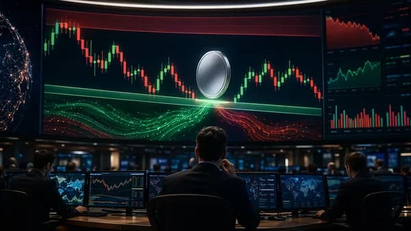 Cautious crypto traders watch XRP-like market charts as inflow streams rise.