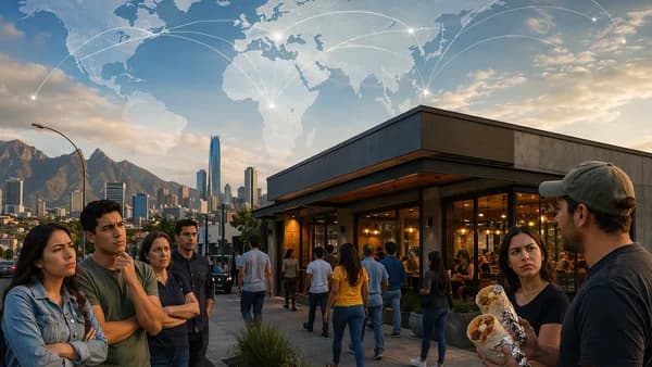 Unbranded US-style Mexican restaurant opens in Monterrey as locals react skeptically.