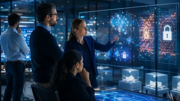 Researchers face locked social media data streams in a futuristic EU tech lab.