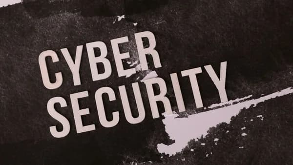 Cyber security concept shown on grunge-style background highlights the importance of digital protection.