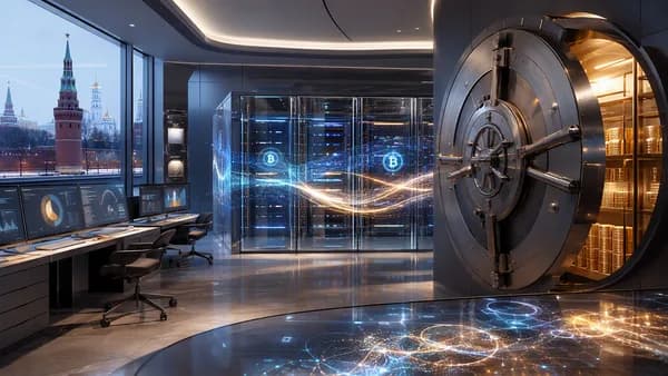 Secure crypto depository vault with digital finance streams in a Moscow-inspired fintech setting