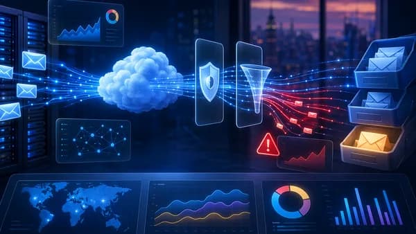 SaaS email deliverability dashboard visualizing revenue leaks across cloud infrastructure
