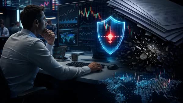 Trader studies forex risk dashboards as hidden fees lurk beneath contract pages and market charts.