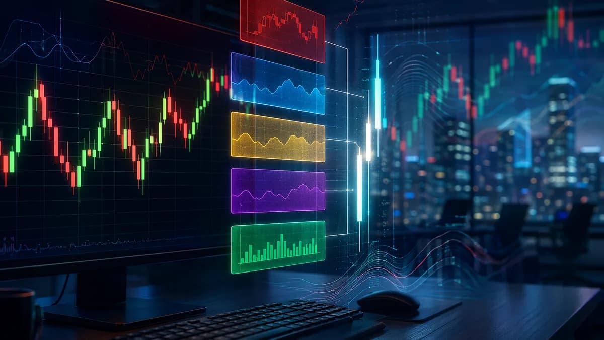 Forex trading desk visualizing hidden broker costs behind low spreads and commissions.