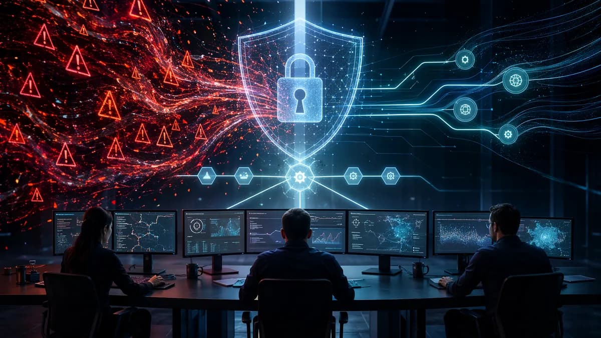 Lean security team shielded from noisy SIEM alert floods by automated data protection filters.