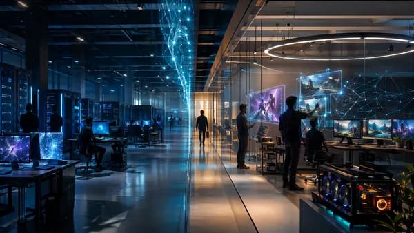 AI video lab separating from a larger tech hub into an independent startup environment.