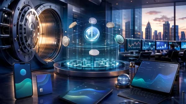 Digital vault and token reserves representing a money market fund for stablecoin backing