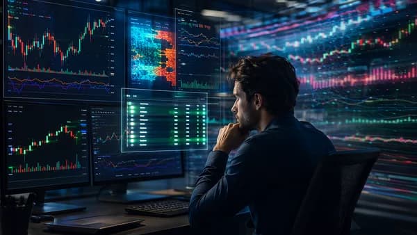 Trader using screeners to filter noisy market data into a focused swing trading watchlist