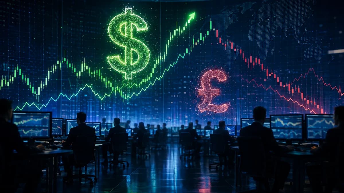 US dollar surges in forex market as British pound weakens after central bank decision