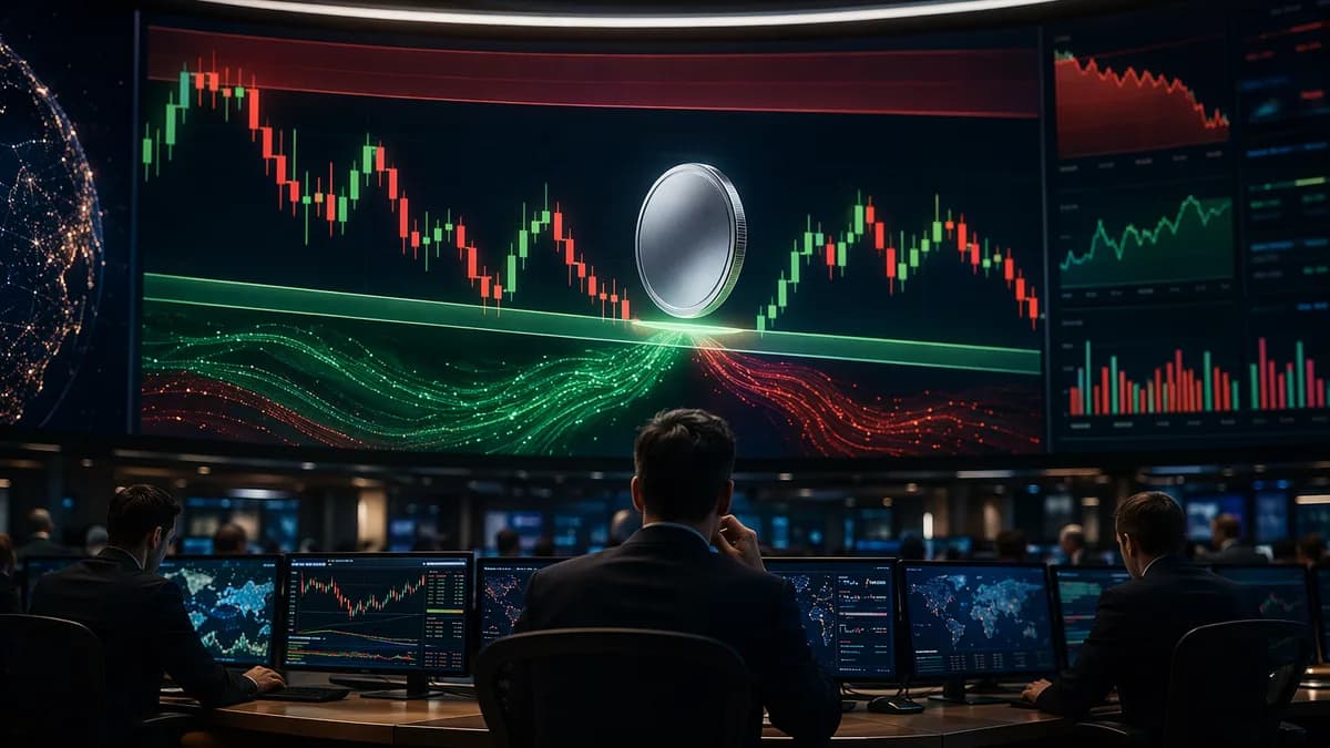 Cautious crypto traders watch XRP-like market charts as inflow streams rise.