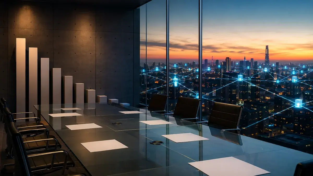 Editorial image of a blockchain foundation restructuring toward a wider decentralized ecosystem.