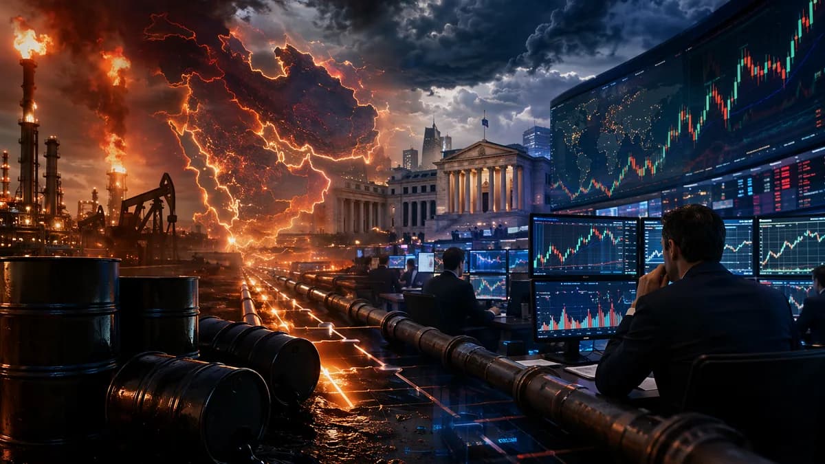 Oil market volatility rises amid US-Iran tensions and renewed interest rate fears.