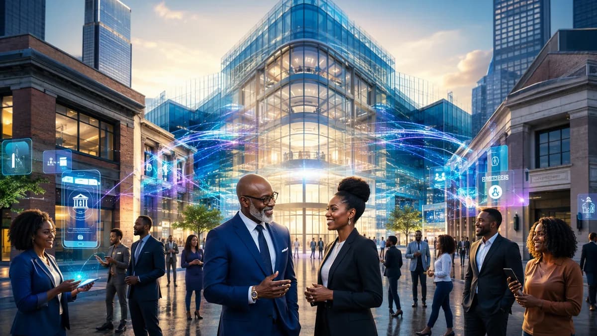 Two minority banks merging into a modern Black-owned fintech banking hub