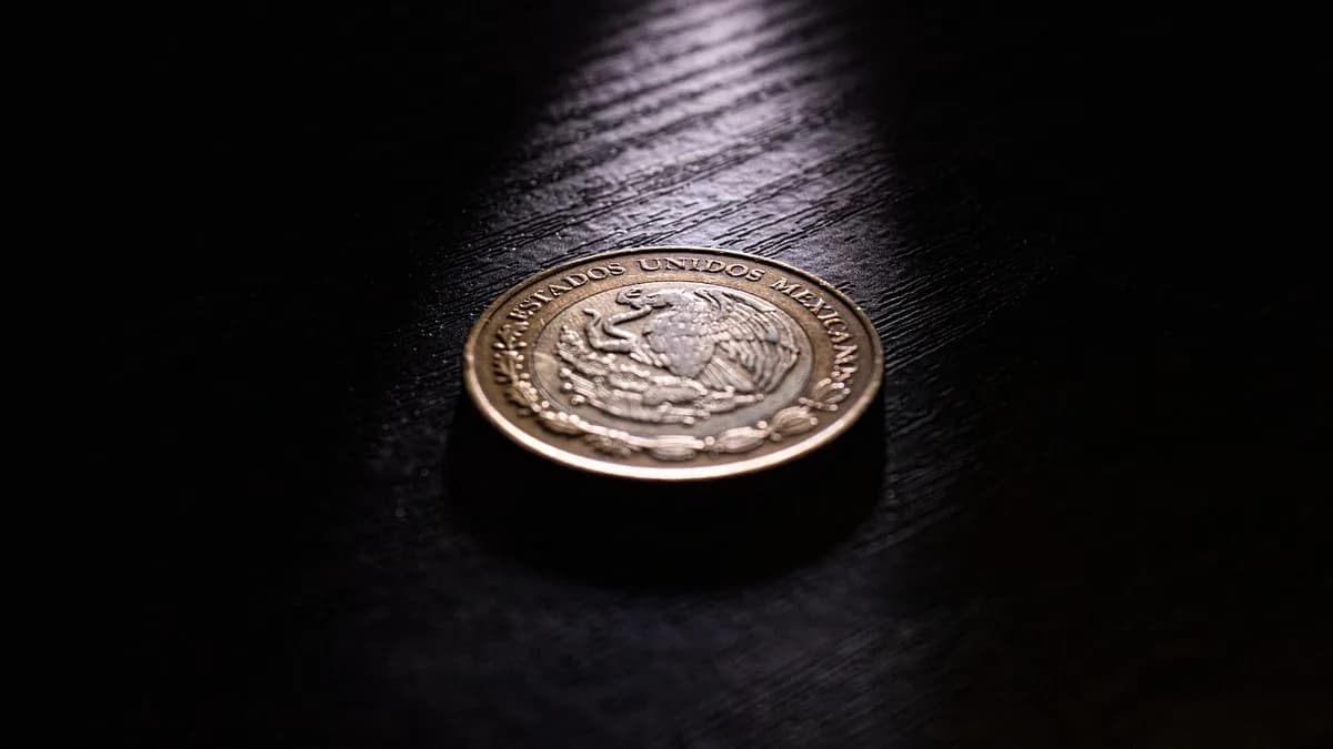 coin, money, mexican peso