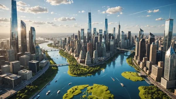 Global financial flows over a world map, illustrating tourism tax impacts on hospitality.